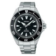 Seiko Prospex SRPL13K1 - bracciale e cassa acciaio - quadrante e ghiera neri